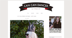 Desktop Screenshot of cancandancer.com
